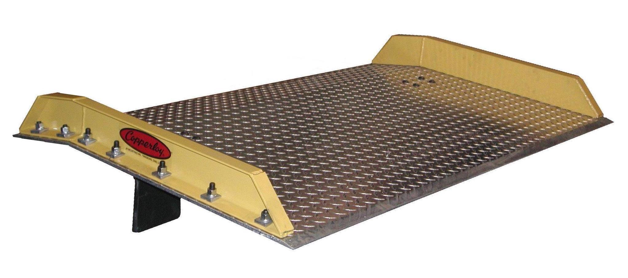 Aluminum Dockboard-Steel Curbs