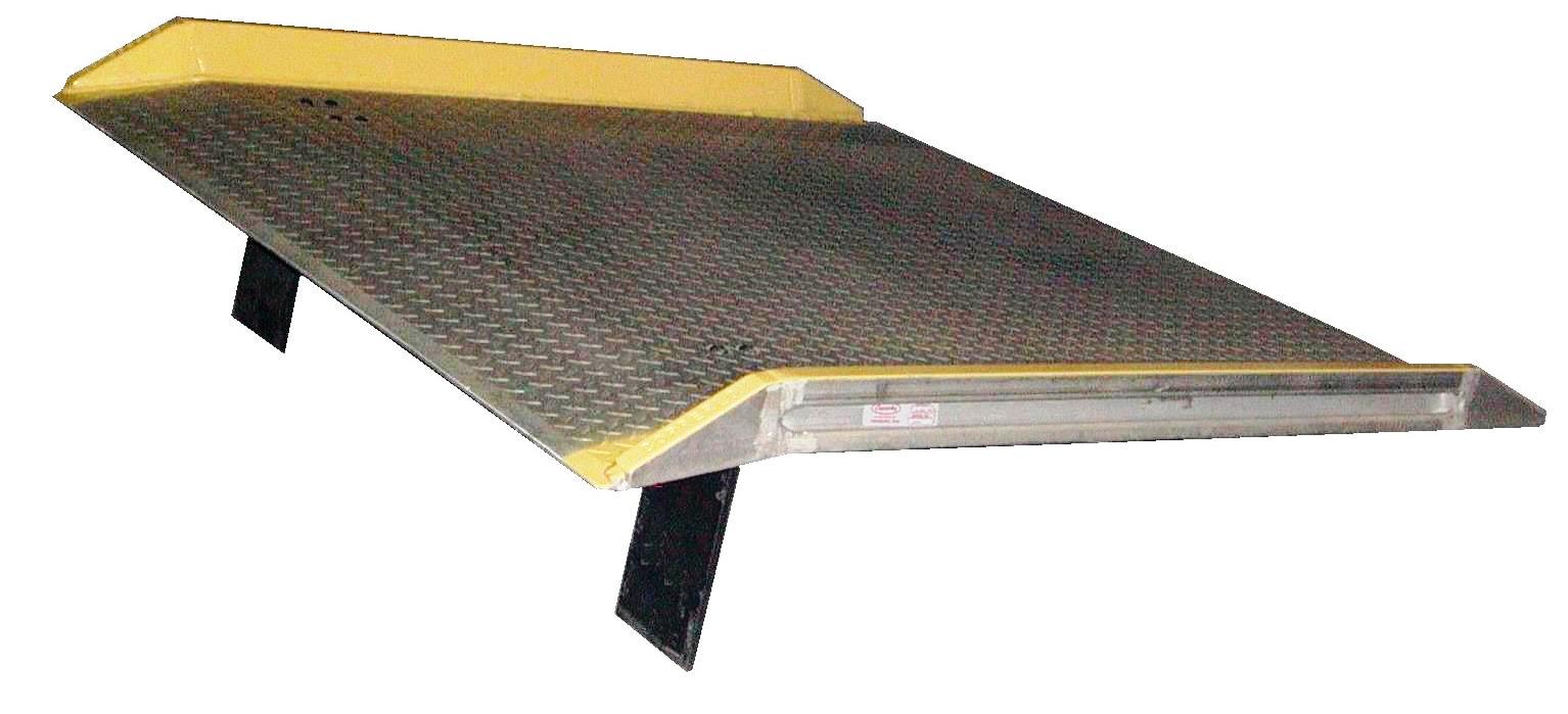 Aluminum Dockboard for bridging the gap between loading dock and truck