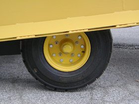 loading dock equipment mobile ramps tires