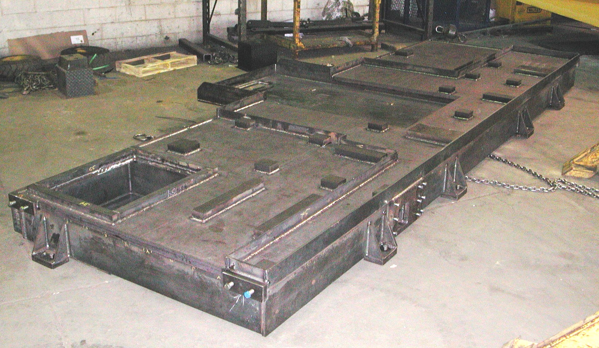 custom steel fabrication large machined fabrications